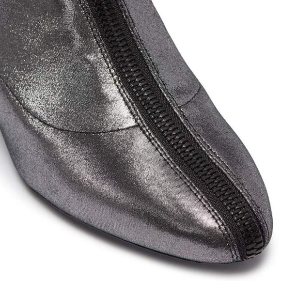 Stella Luna Turnlock Metallic Zip Ankle Boots 7 - Picture 11 of 11